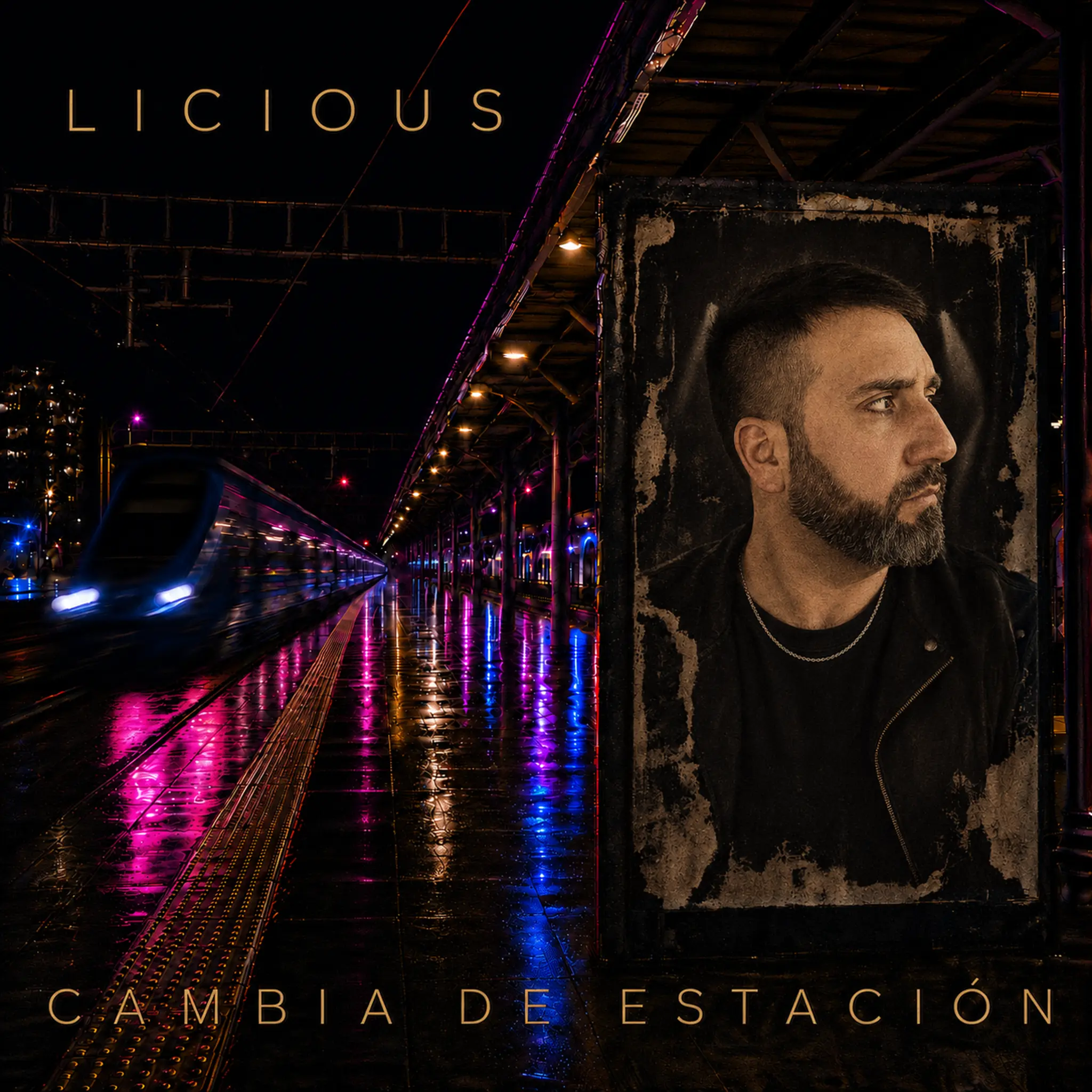 Portada del disco Cambia de Estación de LICIOUS